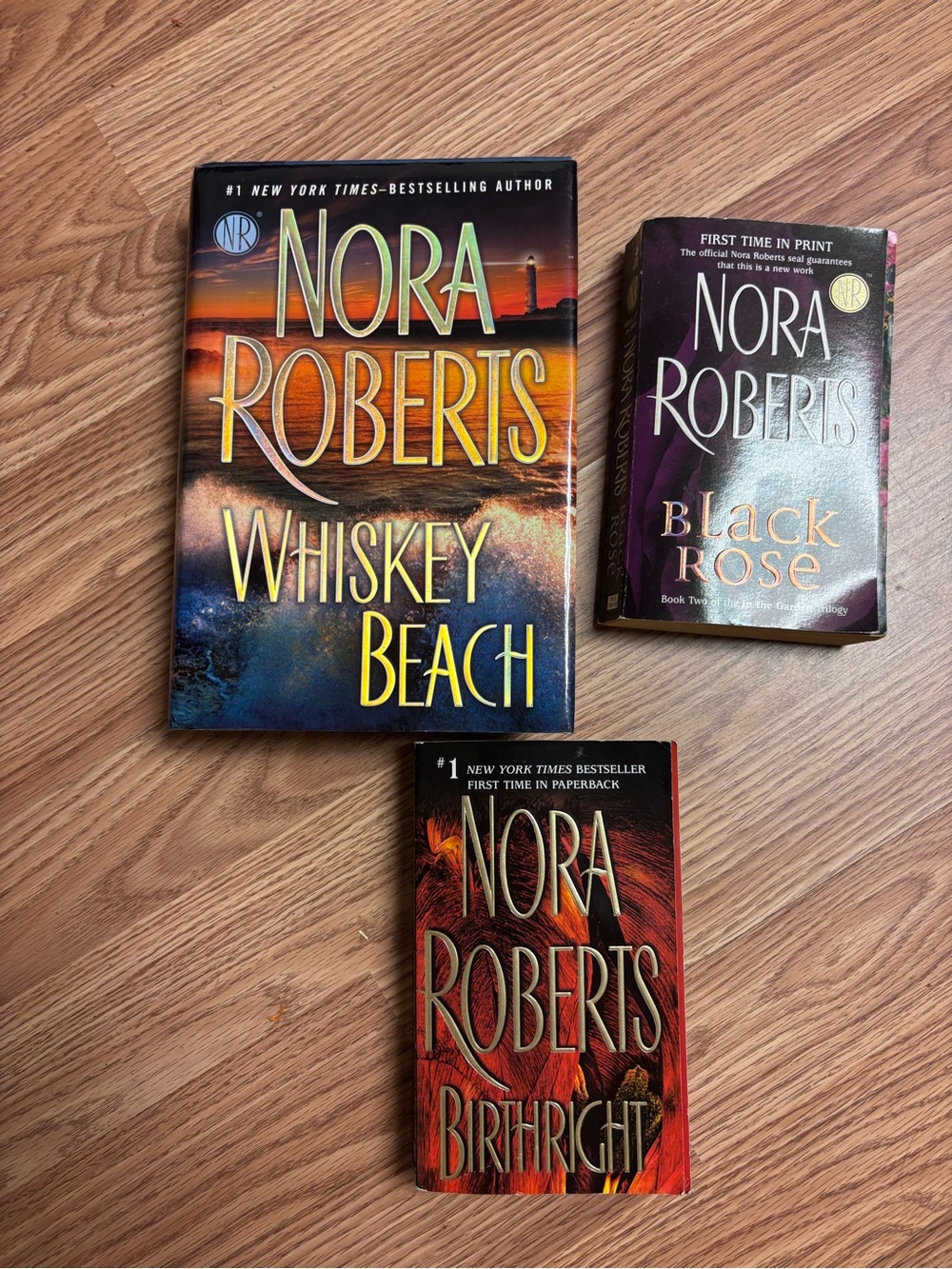 Set of 3 Nora Roberts Romance Novels